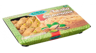 Халва ЩЕРБЕТ арахисовая с фисташкой 300г