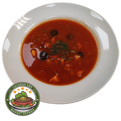 Солянка мясная 380гр "Маркет Первых"