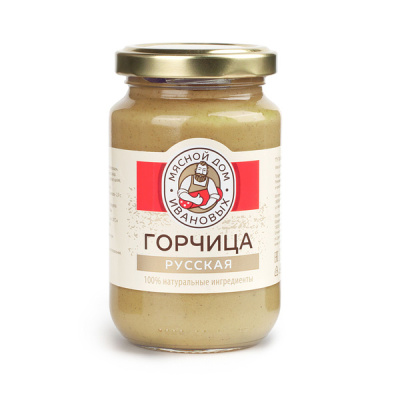 Горчица МЯСНОЙ ДОМ ИВАНОВЫХ Русская 200г