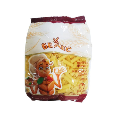 Макаронные изделия Рожок рифлёный 400г Белес