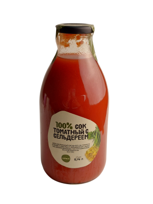 Сок ЗДРАВО Томат Сельдерей 0,75л ст/б