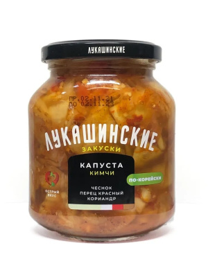 Капуста Кимчи ЛУКАШИНСКИЕ 340гр.