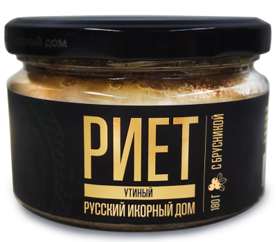 Риет утиный с брусникой 180 г ст/б РИД
