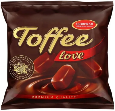 Ирис глазированный Toffee love, 250г Азовская КФ