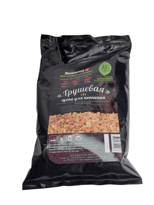 Щепа для копчения Груша 1,2 л. Зажигай