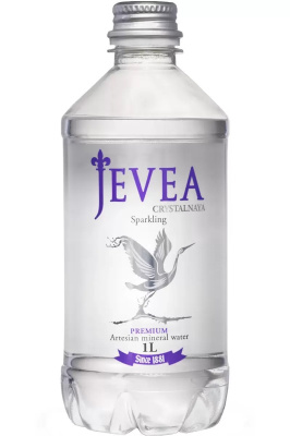 Вода Живея Кристальная минеральная природная столовая газированная 1л пэт