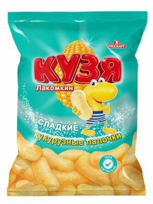 Палочки кукурузные сладкие Кузя Лакомкин 140 гр.