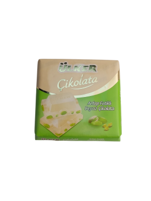 Шоколад УЛЬКЕР Фисташка белый 65г