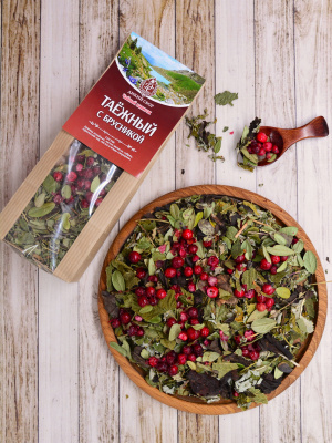 Напиток чайный ДИКИЙ СБОР Таёжный с брусникой  50гр.