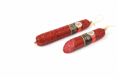 Колбаса Валенсия сырокопченая Мясной дом Ивановых