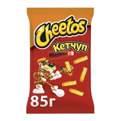 Снэки кукурузные Cheetos, Кетчуп, 85 гр