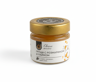 Джем ГАСТРО ДЖЕМ Грушевый конфитюр с розмарином и лаймом 45мл