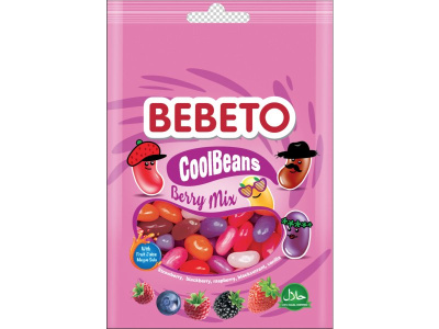Мармелад Bebeto жевательный Cool Beans Berry Mix, 30гр.