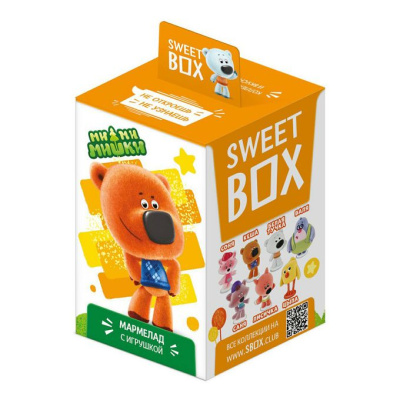 Мармелад жевательный СВИТ БОКС игрушкой  МИ-МИ-МИШКИ 10 гр, КОНФИТРЕЙД