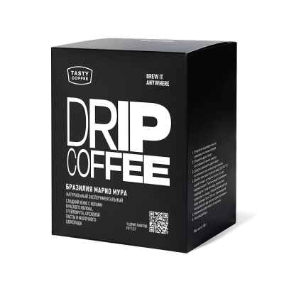 Кофе дрип-пакеты Бразилия Марио Мура 10 шт
