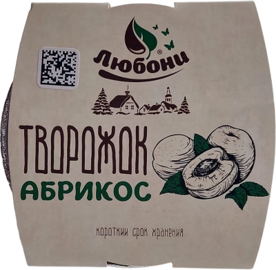 Творожок ЛЮБОНИ Абрикос 150г