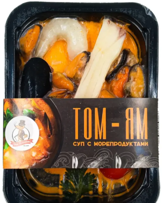 Суп Том Ям с морепродуктами 190г. ™Дон Креветон