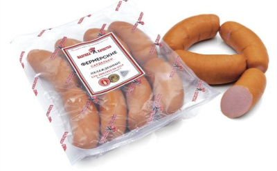 Сардельки Фермерские в МГС ТМ Фабрика качества