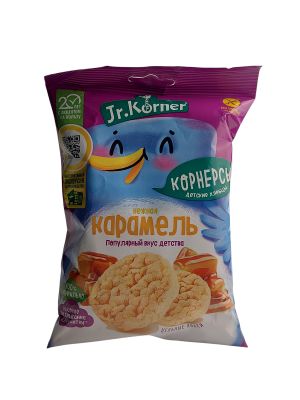 Хлебцы ДОКТОР КОРНЕР кукурузно-рисовые мини карамельные 30г