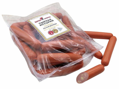 Сардельки Сырная история в МГС, вес Фабрика Качества