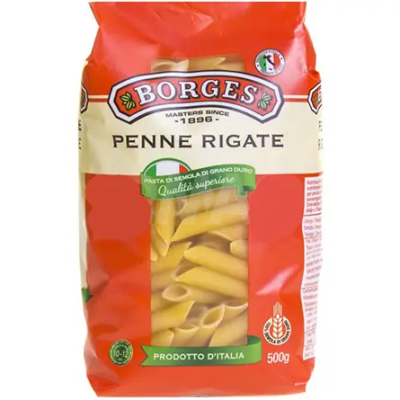 Паста BORGES Penne Rigate 500гр. Италия