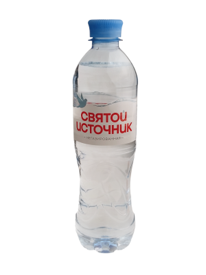 Вода питьевая СВЯТОЙ ИСТОЧНИК негаз, 0,5л. пэт