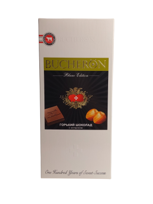 Шоколад БУШЕРОН Блэнк Эдишн Горький с фундуком 85г