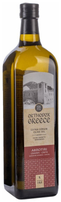 Масло ПРАВОСЛАВНАЯ ГРЕЦИЯ Акротири нераф.высшего качества 1л ст/б
