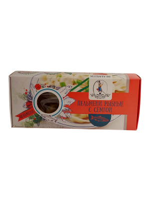 Пельмени рыбные с семгой 400гр. ООО Креветка