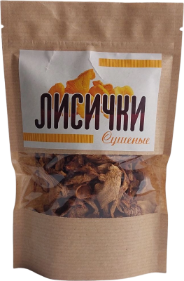 Грибы Лисички сушеные 30гр. ООО Грибная компания