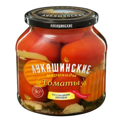 Томаты Лукашинские марин.по-домашнему со сл.перц. 670 г