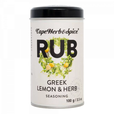 Cпеция CAPEHERB&SPICE Греческий лимон приправа 100г ж/б