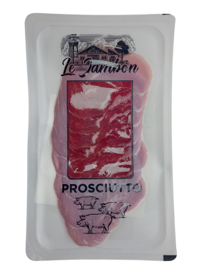 Окорок сыровяленый Прошуто ™Le Jamon, нарезка 60гр.