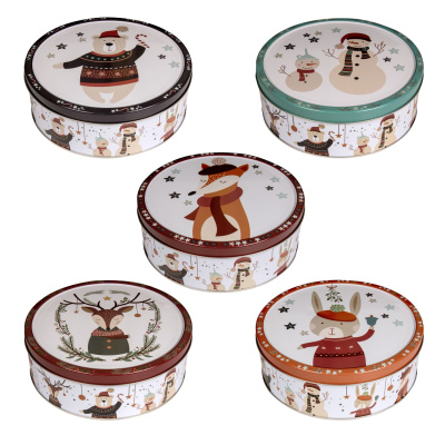 Печенье песочное на сливочном масле Butter Cookies Modern Christmas 454гр. ж/б