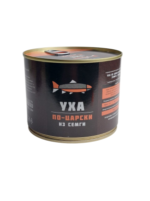 Уха из Сёмги по- Царски ж/б 530гр. EcoFood