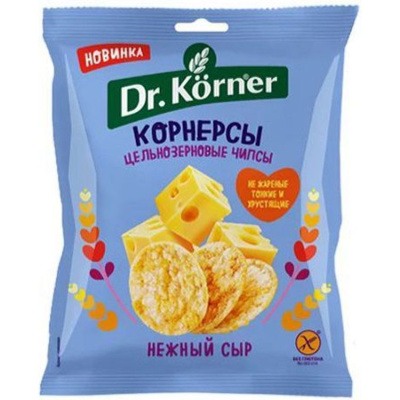 Корнерсы ДОКТОР КОРНЕР Корнерсы Нежный сыр рисовые 40г