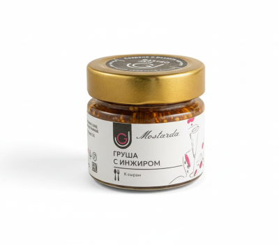 Джем ГАСТРО ДЖЕМ Груша с инжиром фруктовая горчица 45мл