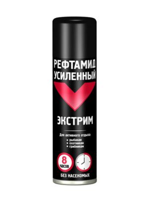 Аэрозоль Рефтамид Усиленный Экстрим от насекомых, 150мл.
