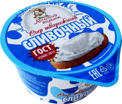 Сыр ЛАСКОВЫЙ ТЕЛЁНОК творожный сливочный 140г