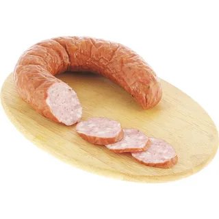 Колбаса ДМ Престольная варёно-копчёная из мяса птицы высшего сорта вес