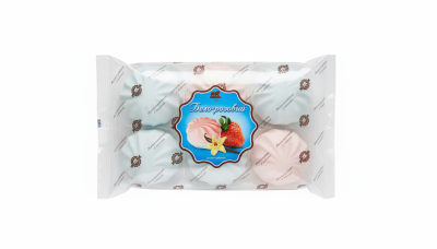 Зефир Ассорти, бело-розовый, 310гр. Фабрика Петербургский КондитерЪ