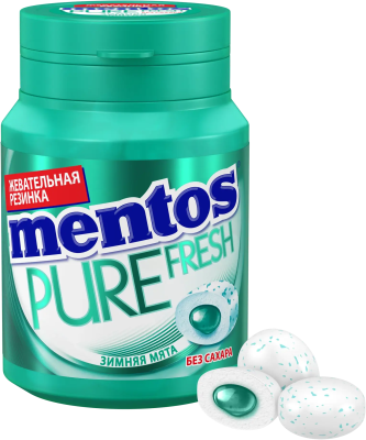 Жевательная резинка МЕНТОС Зимняя Мята 54г