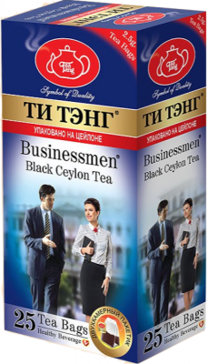 Чай чёрный ТИ ТЭНГ Для бизнесменов 25 пакетиков х 2,5гр. Шри Ланка