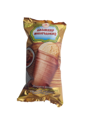 Мороженое Вологодский пломбир Вареная сгущенка стаканчике,100г