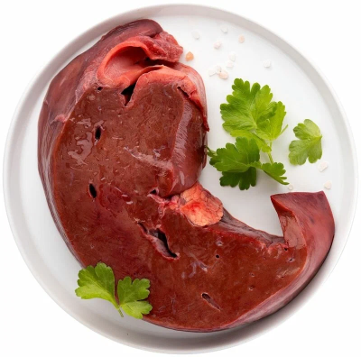 Печень говяжья вес