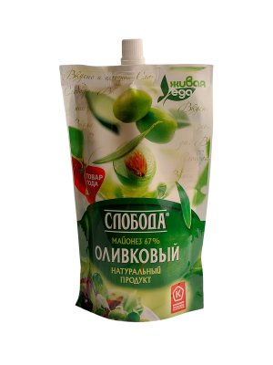 Майонез Слобода Оливковый 67% 400мл