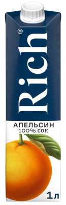 Сок RICH Апельсин, 1 л