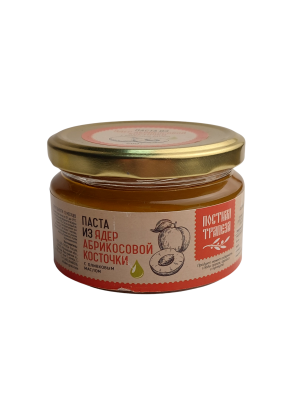 Паста ПОСТНАЯ ТРАПЕЗА из ядер абрикосовой косточки с оливковым маслом 200г