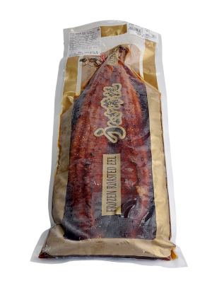 Угорь жареный филе на коже в соусе Унаги, мороженный, 600+гр