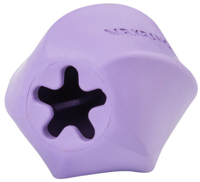 Игрушка МИСТЕР КРАНЧ для собак Твистер фиолетовая с ароматом сливок 8*8 см